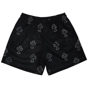 100% Polyester Fully Sublimation Unisex Basketball Custom Mens Mesh Shorts Double <b>Layer</b> 7 Inch Mesh Shorts With Pockets - Product Image 2