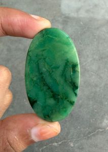Cabujón de Jade Verde Natural, Corte Triangular, Pulido, Gema Suelta para Joyería - Product Image 4