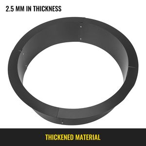Anello per Braciere da 36 Pollici, Spessore 3,0 mm, Diametro Interno 30 Pollici, Diametro Esterno 36 Pollici, in Acciaio Solido Resistente, Rivestimento Fai-da-te per Braciere da Campeggio - Product Image 6