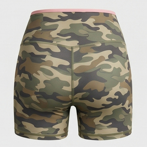 Short de yoga camouflage pour femme, short de compression pour la gym, short de yoga basique pour femme, short de compression fitness pour femme - Product Image 4
