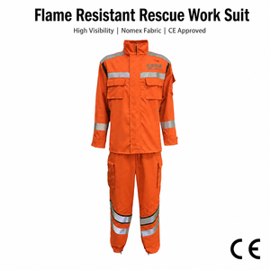 Traje de Trabajo de Rescate Resistente al Fuego, Tela Nomex de Alta Visibilidad, Ropa Ignífuga con Certificación CE - Product Image 1