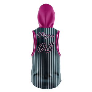 Sweat à capuche sans manches pour homme en polyester/coton de haute qualité, broderie 3D, respirant, streetwear personnalisé, hiver - Product Image 4