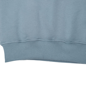 Sudadera con Capucha Azul Claro para Hombre, Logotipo Paisley Bordado en la Parte Delantera, Corte Regular Informal, Tejido de Algodón y Felpa Lavada para Invierno - Product Image 5