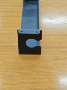 Soporte de Montaje de Acero con Recubrimiento en Polvo Personalizado, Corte Láser Negro, Doblado y Soldado, Pieza de Hardware Industrial OEM - Product Image 3