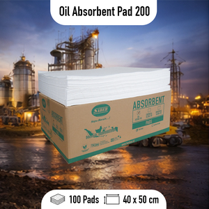 Tampon absorbant d'huile robuste 200 GSM en polypropylène pour le contrôle des déversements industriels, absorption exclusive de l'huile, usage en usine, atelier, marine - Product Image 2