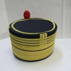 Casquette à visière Chipiu Gd Romania Gold Lace Mihai Viteazul Md 1990 Colonel Cop Top Hat 100% Coton Couleur Personnalisée Unisexe - Product Image 2