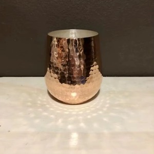Handcrafted Hammered Copper <b>Glass</b> <b>Tumbler</b> Eco-Friendly Large Capacity Portable Drinking <b>Glass</b> for Home Kitchen Hotel Gifting - Product Image 4