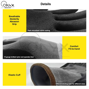 Guantes Resistentes a Cortes OEM ODM, Suministro Directo de Fábrica, Guantes de Protección para Manos, Producto de la Mejor Calidad, Guantes de Seguridad para el Trabajo - Product Image 3