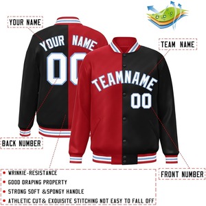 2024 personnalisé léger Softshell hommes Baseball vol Bomber veste Streetwear brodé Patchwork conception printemps lettre - Product Image 2