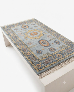 Premium Turkish Hand Knotted Oushak Wool <b>Rug</b> Handmade Oriental Floral Area Carpet Luxury Decorative Home Furnishing <b>Rug</b> - Product Image 2