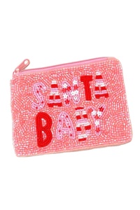 Joyería elegante hecha a mano con cuentas Multi bordado de fresa Mini bolso con cremallera elegante lujo Premium de lujo de la India - Product Image 3