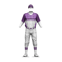 Uniforme de Béisbol Personalizado - Manga Corta con Diseño Impreso - Tela Transpirable - Mejor Precio para Venta en Línea