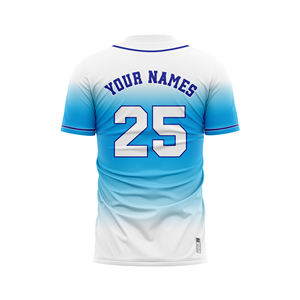 Personalizable Vintage Pullover Béisbol Jersey Ombre Colores Impreso Equipos Eventos Top Totalmente Personalizable Transpirable Botones - Product Image 2