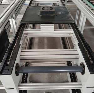 Speed Rubber Customizable Dimensions 110-415V OEM Factory Adjustable Assembly Lines Industrial Belt Chain Conveyor Automation - Product Image 3