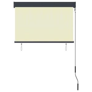 Cream <b>Outdoor</b> <b>Roller</b> <b>Blind</b> 39.4"x98.4" for Sunrooms Patios More! - Product Image 4