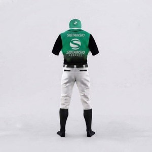 Uniformes de Béisbol Personalizados al por Mayor de Fábrica, Conjuntos de Pantalones y Camisetas, Uniformes de Béisbol Juveniles - Product Image 4