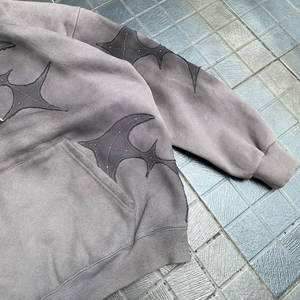 Sweat-shirts à logo personnalisé de qualité supérieure pour hommes, style décontracté surdimensionné, tendance hip-hop streetwear pour l'hiver, commande en gros avec réduction - Product Image 4
