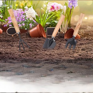Trendy <b>Garden</b> Trowel and Cultivator <b>Set</b> for Outdoor Planting - Product Image 6