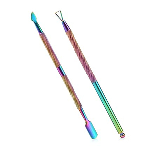 Pousse-cuticules en acier inoxydable, outil de soin des ongles, fabricant de marques privées, pousse-cuticules, instrument de beauté professionnel - Product Image 5