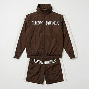 Unisex Premium Branded <b>Summer</b> Track Suit Set Windbreaker <b>Jacket</b> Gym Shorts Embroidered Logo Streetwear Sportswear - Product Image 1