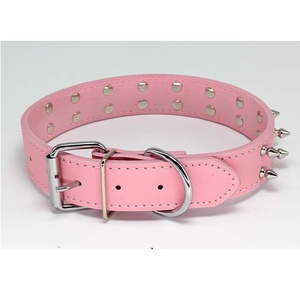 Pet Leash Pet <b>Collar</b> Rivet Spikes Adjustable <b>Dog</b> Heavy Duty Training Adjustable Nylon Pets <b>Dogs</b> <b>Collar</b> Leather <b>Collar</b> OEM - Product Image 2