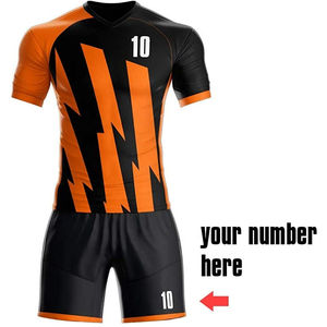 Uniforme de football sur mesure de haute qualité, design personnalisé, séchage rapide, respirant, léger, en vente en ligne - Product Image 5
