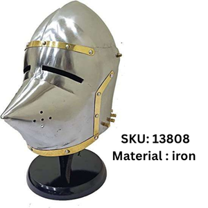 Casco de Nazgûl del Rey Brujo de Hierro, Acero Pulido, Patrón Geométrico Hecho a Mano, Máscara de Cosplay, Accesorio de Disfraz de Halloween, Coleccionable para el Hogar - Product Image 4