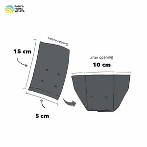 High Quality Black Nursery Poly Grow <b>Bags</b> 15x10cm 0.3L Plastic Plant Seedling Polybag for <b>Vegetable</b> Nursery Pots - Product Image 3