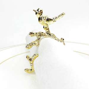 Anillos de Servilleta de Metal de Lujo para Decoración de Mesa de Comedor, Elegantes Porta Servilletas para el Hogar, Hotel y Bodas - Product Image 2