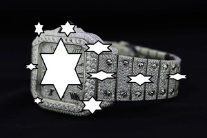 นาฬิกา NYC DIAMOND EMPIRE หรูหรา ระบบอัตโนมัติ เครื่องจักรกลจากญี่ปุ่น ตัวเรือนสแตนเลสทรงเหลี่ยม หน้าปัด 41 มม. ประดับเพชรโมอิสซาไนต์ - Product Image 3