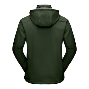 OEM Men's Lightweight Softshell <b>Jacket</b> Warm <b>Fleece</b> <b>Lined</b> Windbreaker Waterproof Polyester Casual Softshell <b>Jackets</b> - Product Image 2