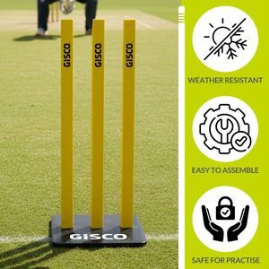 Gisco Flexi Stump Pro-Heavy Duty พร้อมฐานยาง ปรับได้ น้ำหนักเบา สำหรับกีฬา เกม และการฝึกซ้อม - Product Image 3