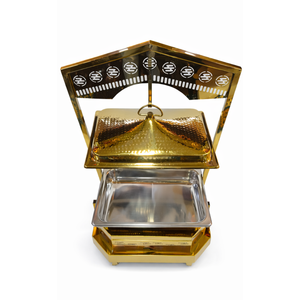 ถาดอุ่นอาหารสแตนเลสทรงหกเหลี่ยม - Product Image 3