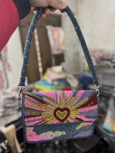 Indian Bohemian Trendy Korean Designer Light Weight Cotton Waterproof Eco-Friendly Large Capacity Handmade <b>Women's</b> Messenger <b>Bag</b> - Product Image 6