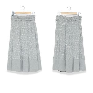 ODM dernière tenue Midi longue une ligne jupes à pois pour femmes - Product Image 1