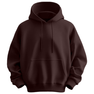 Sudadera con Capucha Azul Marino para Hombre, Corte Holgado, Algodón French Terry, Color Sólido, con Bolsillo, Estilo Casual para Otoño - Product Image 3