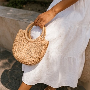 Robe midi blanche à fines bretelles, coupe trapèze, à volants, en coton tissé, décontractée pour l'été - Product Image 6