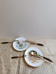 Ensemble de couverts en laiton avec manches, cuillères, fourchettes et couteaux de luxe, ensembles de couverts uniques, réutilisables et de qualité alimentaire, pour la table. - Product Image 4
