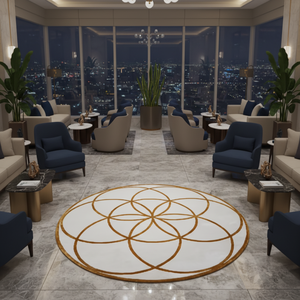 Nouveauté YASHVI CARPET Tapis en laine design moderne, antidérapant, élégant, technique de broderie tuftée, qualité supérieure, épais - Product Image 1