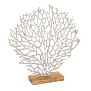 Escultura Artística de Aluminio Fundido, Estatua Decorativa Abstracta de Metal para Decoración de Mesa de Sala de Estar - Product Image 1