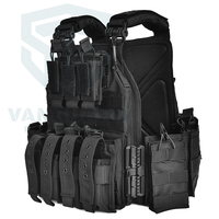 Gilet tactique en polyester 1000D camouflage à dégagement rapide, sac de poitrine, porte-plaques tactique pour entraînement sur le terrain, fabriqué en Indonésie