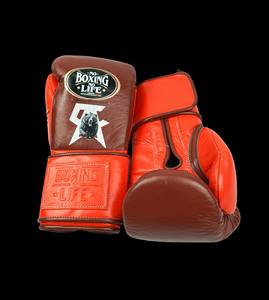 Gants de boxe en cuir véritable personnalisés à lacets, anti-humidité, fermeture auto-agrippante, design « No Boxing No Life », fabricant OEM pour - Product Image 1