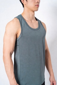Fitness Wear Men Tank Top for Sale / Breathable and Comfortable Fit Men Cheapest Price Tank Top With OEM Service - Product Image 5