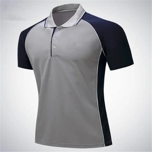 Camiseta de Punto de Manga Corta para Hombre, Transpirable, Corte Regular, Diseño con Bloques de Color Verde Marino - Product Image 5