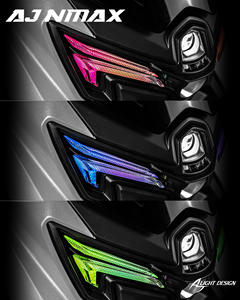 ไฟหน้า LED สองเลนส์ LED RGB แบบไต้หวันไฟหน้าสำหรับวิ่งกลางวัน V3 nMax รับประกัน12เดือนอัปเกรดรถจักรยานยนต์ดีไซน์แบบไต้หวัน - Product Image 4