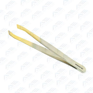 Pinzas de Punta Inclinada para Depilación Precisa y Diseño de Cejas, Pinzas de Acero Inoxidable para Cejas con Logotipo Personalizado, Precio de Fábrica - Product Image 2