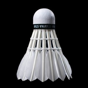 Professional VinaStar Exporting Grade Tournament Level Shuttlecock Natural White Goose Feather Stable 3-Layer <b>Badminton</b> Ball - Product Image 4
