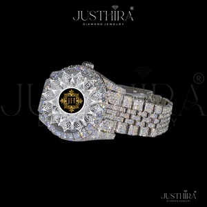 Wholesale Supply Stylish Moissanite Diamond Watch for Women Luxury Fashion <b>Wristwatch</b> with Sparkling Available At Best Price - Product Image 2