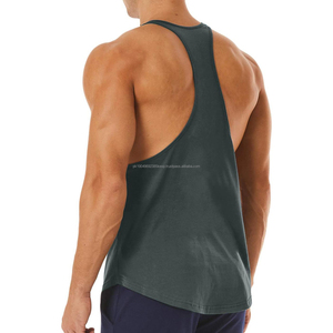 Débardeurs pour hommes personnalisés de haute qualité, vente en gros, débardeurs de musculation, débardeurs de sport en polyester - Product Image 1