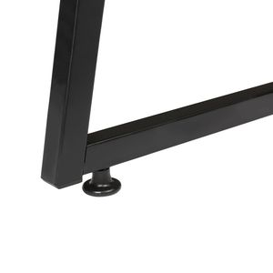 Scrivania a Scala a 2 Livelli Stile Moderno Vintage con Libreria Integrata e Spazio Contenitore, Ideale per Ufficio, Casa e Sala da Pranzo - Product Image 4